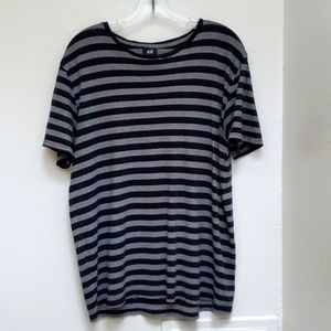 H&M Striped T-Shirt Size L